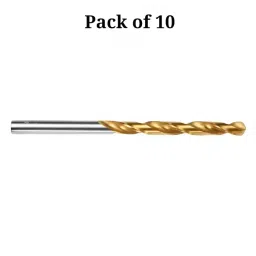Indian Tools 5.06 mm Size HSS Twist Drill Parallel Shank Jobber Series M2 Grade Tin Coated (Pack of 10) image 2