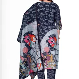 PARVOTSAV Women Bandhani Printed with Trousers & With Dupatta image 3