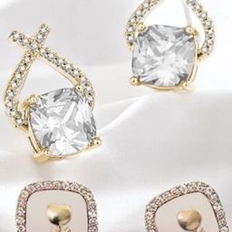 VAGHBHATT Women Gold-Plated Alloy Artificial Stones Earrings-picture-45