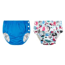 Chinmay Kids Reusable Swim Diaper Pants Pack of 2 Soft Adjustable and Leak-Proof Unisex Swimming Pool Wear for Infant Boys and Girls-picture-30