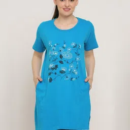 DDASPRATION Women Floral Printed T-shirt-image-35