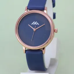 VIRAKTI Women Leather Wrap Around Straps Analogue Watch G-15-BLUE SILICONE-G-picture-11