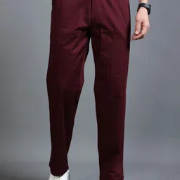 Kolor Fusion Men Solid Mid-Rise Smart Relaxed Fit Chinos Trousers-picture-32