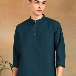FUBAR Men Woven Design Pure Cotton Kurti-picture-12