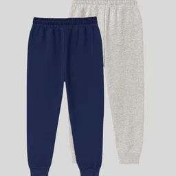 ATLANS Boys Pack Of 2 Printed Woolen Joggers Track Pants image 4