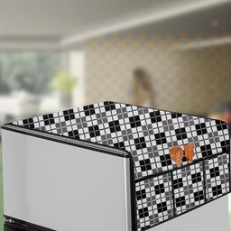 The Furnishing Tree Black Plastic Refrigerator Cover-picture-41