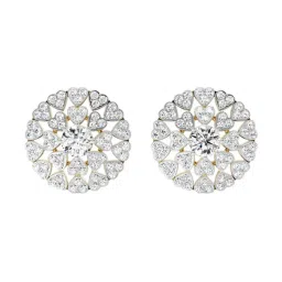 Sparkles Lab Grown Diamond 14k (585) Yellow Gold Earrings for Women image 1