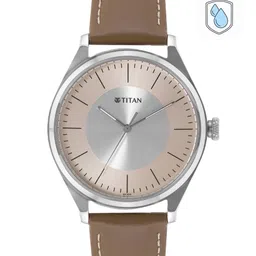 Titan Men Leather Straps Analogue Watch NP1802SL09-picture-12