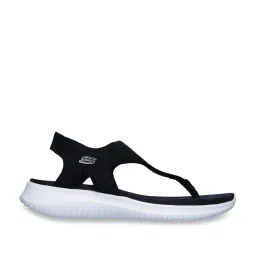 Skechers Women's ULTRA FLEX - SPRING MOTION Black Lifestyle Sandals image 1