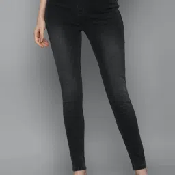 Allen Solly Black Mid Rise Jeans image 1