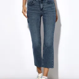 Only Blue Flared Fit High Rise Jeans image 1