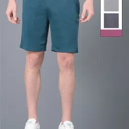 Force NXT Multicolored Regular Fit Sports Shorts- Pack Of 3 image 1