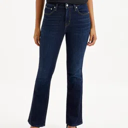 Levi's 725 Dark Navy Bootcut High Rise Jeans image 1