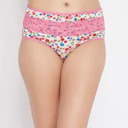 Clovia Multicolor Floral Print Hipster Panty-picture-15