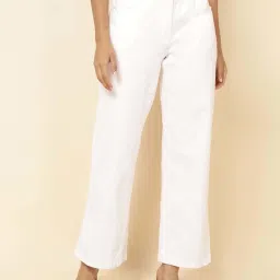 Fabindia White Cotton Pants image 1
