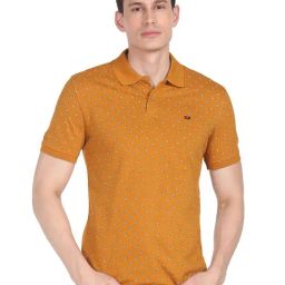 AD by Arvind Mustard Polo T-Shirt-picture-33