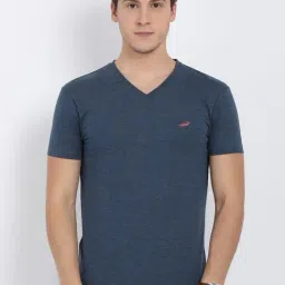 Crocodile Denim Melange Cotton Regular Fit T-Shirt-picture-10