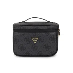 Guess Women Grey Printed Toiletry Pouch-image-77