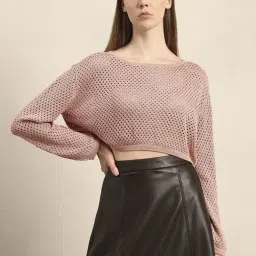 Vero Moda Pink Regular Fit Pullover-picture-36