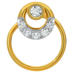 Kisna Diamond & Gold Jewellery 18k Gold & Diamond AmariNosepin for Women image 1