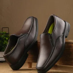 Hitz Men's Brown Formal Loafers image 1