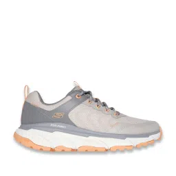 Skechers Women's D'LUX JOURNEY - MARIGOLD Grey Lace Up Casual Sneakers image 1