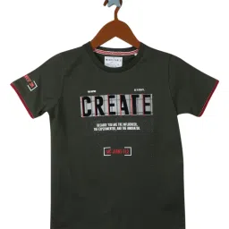 Monte Carlo Kids Dark Olive Graphic Print T-Shirt image 1