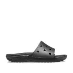 Crocs Unisex Classic Carbon Black Slides image 1