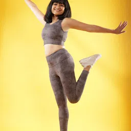 Blissclub Women High-Rise Printed Tights image 1