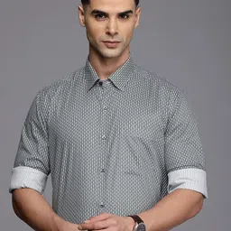 Raymond Opaque Striped Formal Shirt-image-1