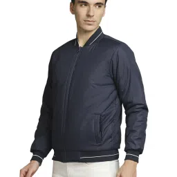 Parx Blue & White Regular Fit Jackets image 3