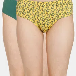 Rosaline by Zivame Assorted Printed Hipster Panty - Pack of 2 image 1