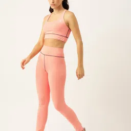 Kotty Pink Polyester Logo Print Tracksuit image 1