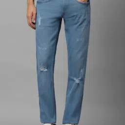 Allen Solly Jeans Blue Slim Fit Distressed Jeans image 1