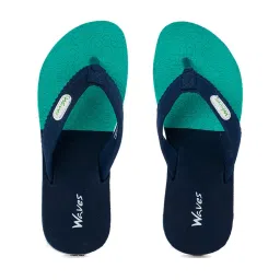 khadim Waves by Khadims Women's Navy Flip Flops image 1