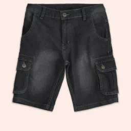 Pantaloons Junior Grey Regular Fit Shorts image 1