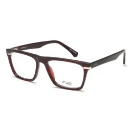 Irus Burgundy Rectangular Eye Frames for Men image 1