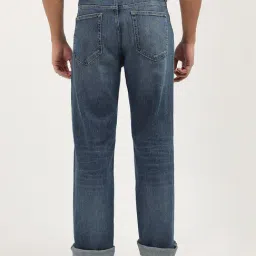 Calvin Klein Blue Cotton Regular Fit Jeans image 2
