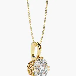 VALANOVA BIS Hallmark 18K Gold Diamond Studded Pendant 0.7g image 3