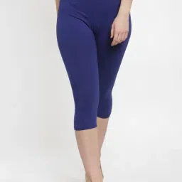 Gracit Yellow & Maroon Mid Rise Capris - Pack Of 3 image 2