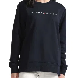 Tommy Hilfiger Navy Logo Regular Fit Sweatshirt image 1