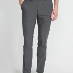 Arrow Grey Regular Fit Trousers image 1