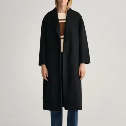 GANT Black Full Sleeves Overcoat image 1