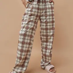 Ginger by Lifestyle Beige Cotton Printed Pyjamas image 1