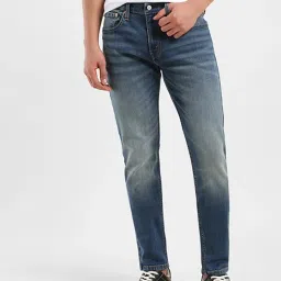 Levi's 512 Blue Cotton Slim Fit Jeans image 1