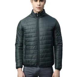 Global Republic Green Regular Fit Quilted Puffer Jacket image 1