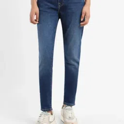 Levi's Blue Cotton Super Skinny Fit Mid Rise Jeans-picture-26