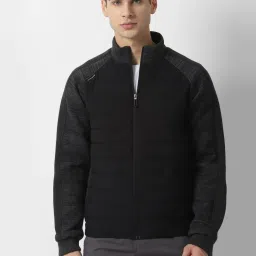 Louis Philippe Black Regular Fit Jacket image 1