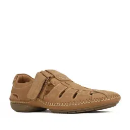 Hush Puppies by Bata Men's Tan Fisherman Sandals-picture-34