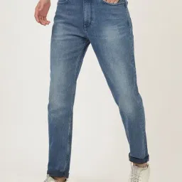 Lee Marble Blue Cotton Slim Fit Jeans image 3